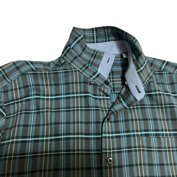 Tommy Bahama Mens Silk Blend Shirt Large Lazlo Vineyard Long Sleeve Button Down - Picture 7 of 10